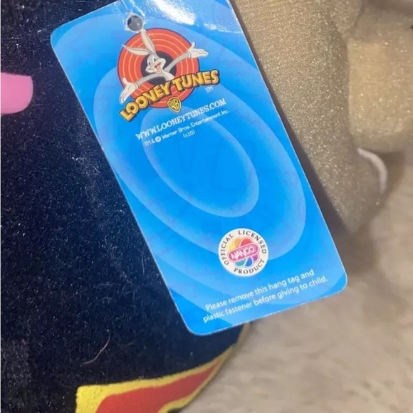 Vintage Nanco TAZ plush toy looney tune Tasmanian devil stuffed animal retro NWT - Picture 3 of 11